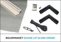 Bouwpakket Creme 34 mm Veilig Wonen Dunne Lip - thumbnail