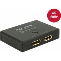 Delock 18750 DisplayPort 2 - 1 Switch bidirectioneel 4K 60 Hz