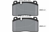 Remblokkenset, schijfrem TEXTAR, u.a. fÃ¼r Audi, Porsche - thumbnail