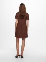 JDY jurk JDYKIRKBY met all over print rood - thumbnail