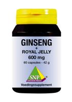 SNP Ginseng + royal jelly 600 mg 60 Capsules