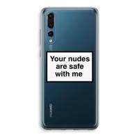Safe with me: Huawei P20 Pro Transparant Hoesje