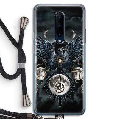 Sinister Wings: OnePlus 7 Pro Transparant Hoesje met koord