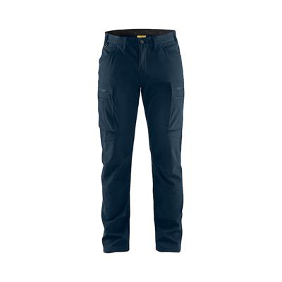 Blåkläder Softshell service werkbroek 14772513 | Donker marineblauw | Maat 52 - 7330509808092