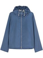 Jil Sander Gewatteerd jack met capuchon - Blauw - thumbnail