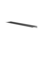 Hotbath &More Planchet 60 cm inclusief bevestigings rails Geborsteld gunmetal PVD