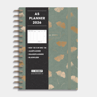 A5 Ringband Planner 2026 Ginkgo