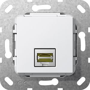 GIRA computeraansluiting RJ45 Cat 6A Gender zuiver wit glanzend 569503