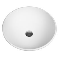 Ronde Waskom Boss & Wessing Per 42x14 cm Solid Surface Mat Wit Boss & Wessing - thumbnail
