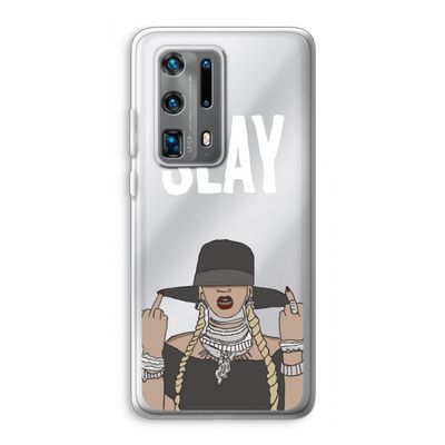 Slay All Day: Huawei P40 Pro Plus Transparant Hoesje