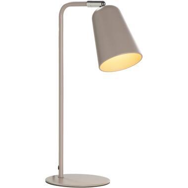 Tafellamp Mels taupe metaal 47,5xØ16 cm - Leen Bakker