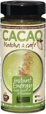 Amanprana Cacao Matcha & cafe bio (230 gr)