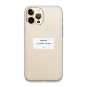 Reminder: iPhone 13 Pro Max Transparant Hoesje