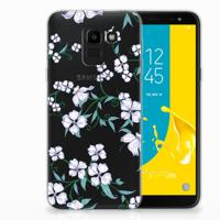 Samsung Galaxy J6 2018 Uniek | TPU Case | Blossom White Samsung Galaxy J6 2018 Uniek | TPU Case | Blossom White