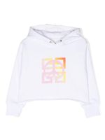 Givenchy Kids hoodie à imprimé Peace and Love - Blanc