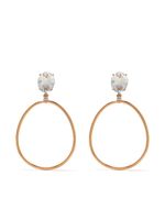 Brumani boucles d'oreilles Looping en or rose 18ct à ornements