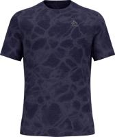 Odlo Zeroweight Engineered Chill-Tec Hardloop T-shirt Heren Eclipse Melange L