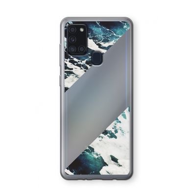 Golven: Samsung Galaxy A21s Transparant Hoesje