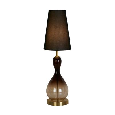 Searchlight Zwarte tafellampMarakesh met kap - EU23186BK