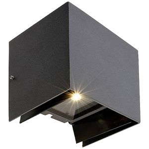 Deko Light Arcturus II 731100 LED-wandlamp 6 W LED Grafietgrijs (RAL 7024)