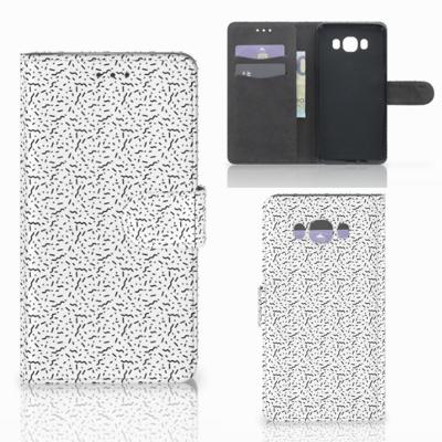 Samsung Galaxy J7 2016 | Telefoon Hoesje | Stripes Dots
