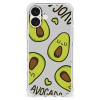 iPhone 16 Plus Stevig | Bumper Hoesje | Avocado Singing
