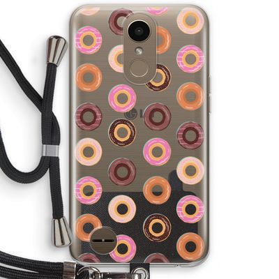 Donuts: LG K10 (2017) Transparant Hoesje met koord