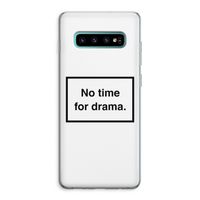 No drama: Samsung Galaxy S10 Plus Transparant Hoesje