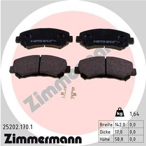 Remblokkenset, schijfrem 252021701