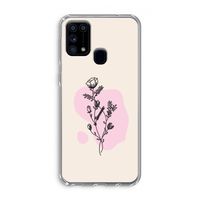 Roses are red: Samsung Galaxy M31 Transparant Hoesje