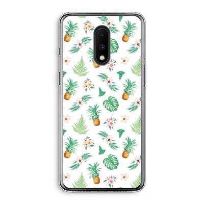 Ananas bladeren: OnePlus 7 Transparant Hoesje