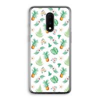 Ananas bladeren: OnePlus 7 Transparant Hoesje