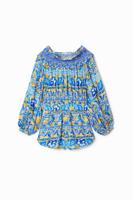 Korte blauwe jumpsuit Stella Jean - BLUE - S Korte blauwe jumpsuit Stella Jean - BLUE - S