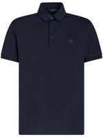 ETRO polo en coton à motif Pegaso brodé - Bleu