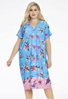 Yoek Jurk wijd DAHLIA | Multi | Maat 58/60
