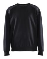 Blåkläder Sweatshirt bicolour 35801158 | Zwart/Medium grijs | Maat M - 7330509810637