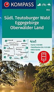 Wandelkaart 844 Südliches Teutoburger Wald - Eggegebirge - Oberwälder