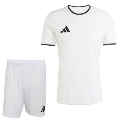 adidas Entrada 26 Voetbaltenue Wit Zwart