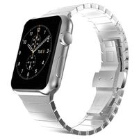 Apple Watch Series 9/8/SE (2022)/7/SE/6/5/4/3/2/1 roestvrijstalen band - 41mm/40mm/38mm - zilver - thumbnail