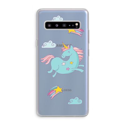 Vliegende eenhoorn: Samsung Galaxy S10 5G Transparant Hoesje