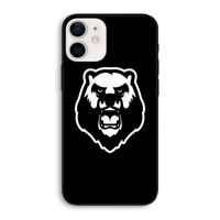 Angry Bear (black): iPhone 12 Biologisch afbreekbaar hoesje