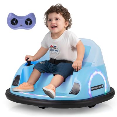 Botsauto voor Kinderen Knipperende Led-Lampjes Draadloze Verbinding Muziek 360° Rotatie Elektrisch Speelgoed voor Kinderen