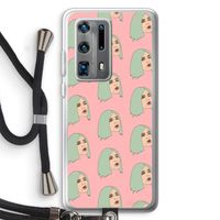 King Kylie: Huawei P40 Pro Plus Transparant Hoesje met koord