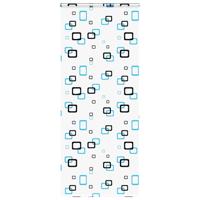 Doucherolgordijn met cassette 110x240 cm stofbreedte 106 cm