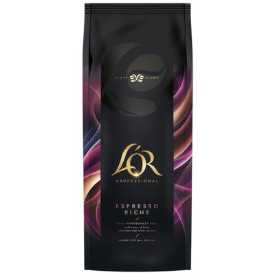 L'OR Riche Espresso - koffiebonen - 6 x 1 kilo L'OR Riche Espresso - koffiebonen - 6 x 1 kilo