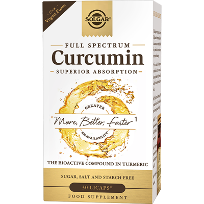 Solgar Full Spectrum Curcumin (Kurkuma) Vegicapsules