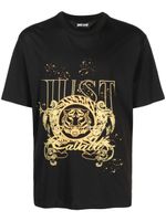 Just Cavalli t-shirt en coton à logo imprimé - Noir - thumbnail