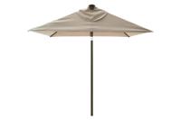 Madison Triangle stokparasol - 210x130 cm. ecru.