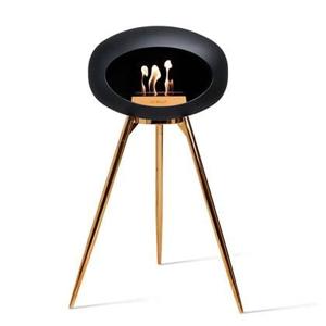 Le Feu Ground Wood High 79cm Zwart|Goud|Goud