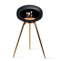 Le Feu Ground Wood High 79cm Zwart|Goud|Goud - thumbnail